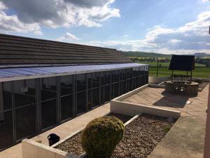 the kennels at Dukesmead kennels and cattery